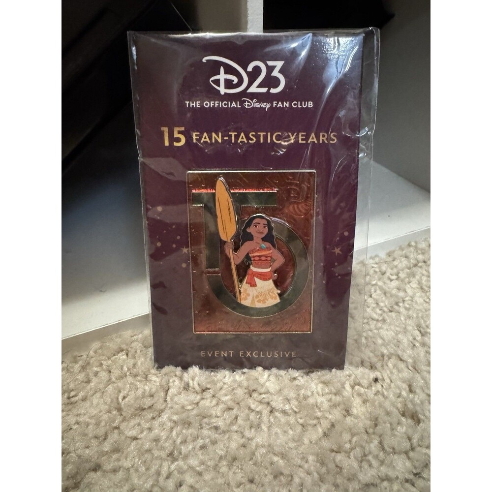 D23 15th Anniversary DEC Disney Moana LE 300 Pin Twdcs